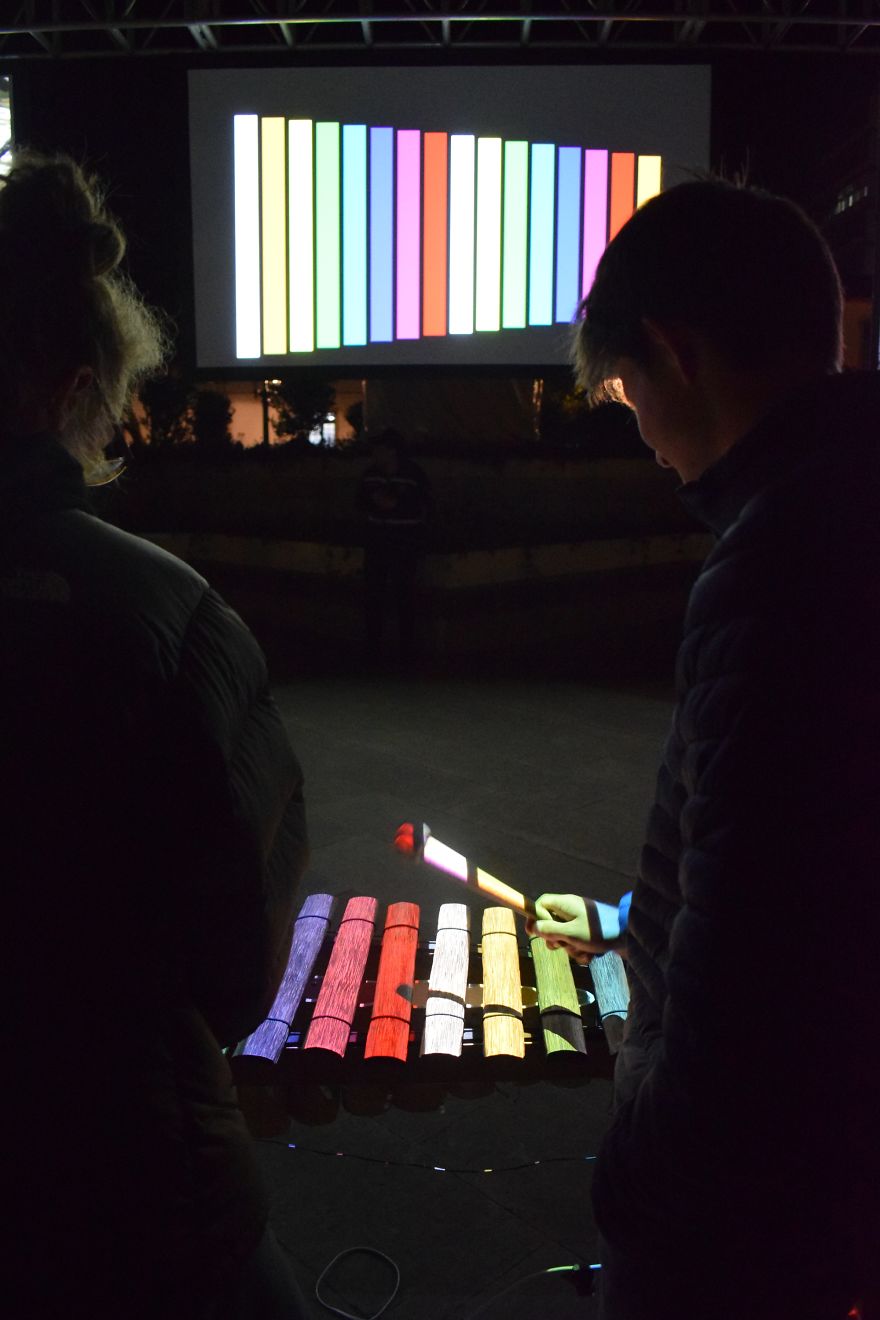 Interactive Installation To Help Deaf People Feel The Music