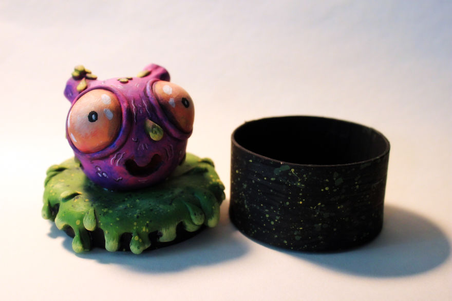 My Girlfriend Sculpted These Little Creatures To Help Cope With Worrisome Health Issues