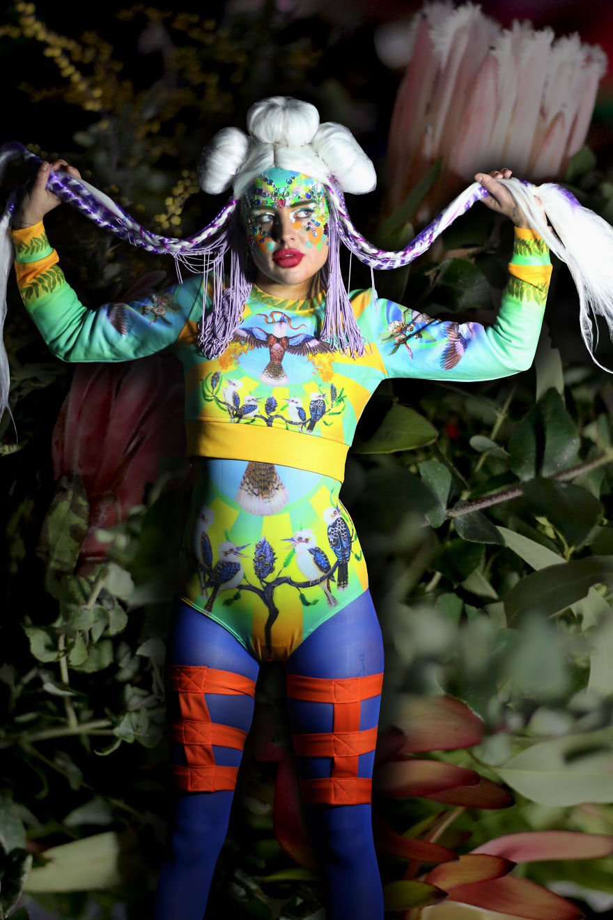 Lurline Avangeline Is Using Kaleidoscopic Adornment To Draw Attention To The Power Of Native Australia And Health Lurline Avangeline Is Using Kaleidoscopic Adornment To Draw Attention To The Power Of Native Australia And Health