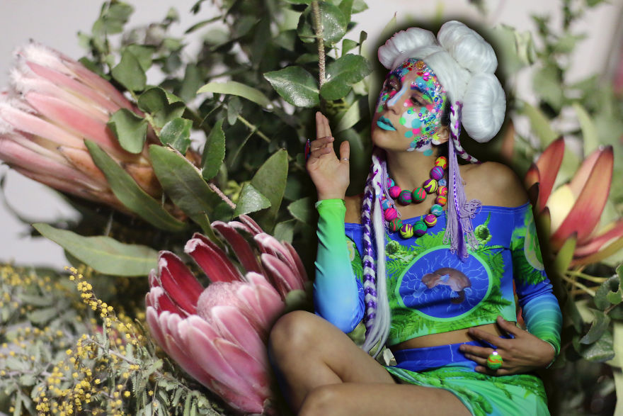 Lurline Avangeline Is Using Kaleidoscopic Adornment To Draw Attention To The Power Of Native Australia And Health Lurline Avangeline Is Using Kaleidoscopic Adornment To Draw Attention To The Power Of Native Australia And Health
