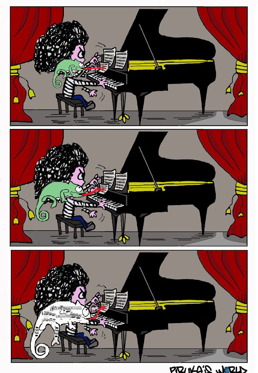 Piruka's World: Crazy Musicians Life.