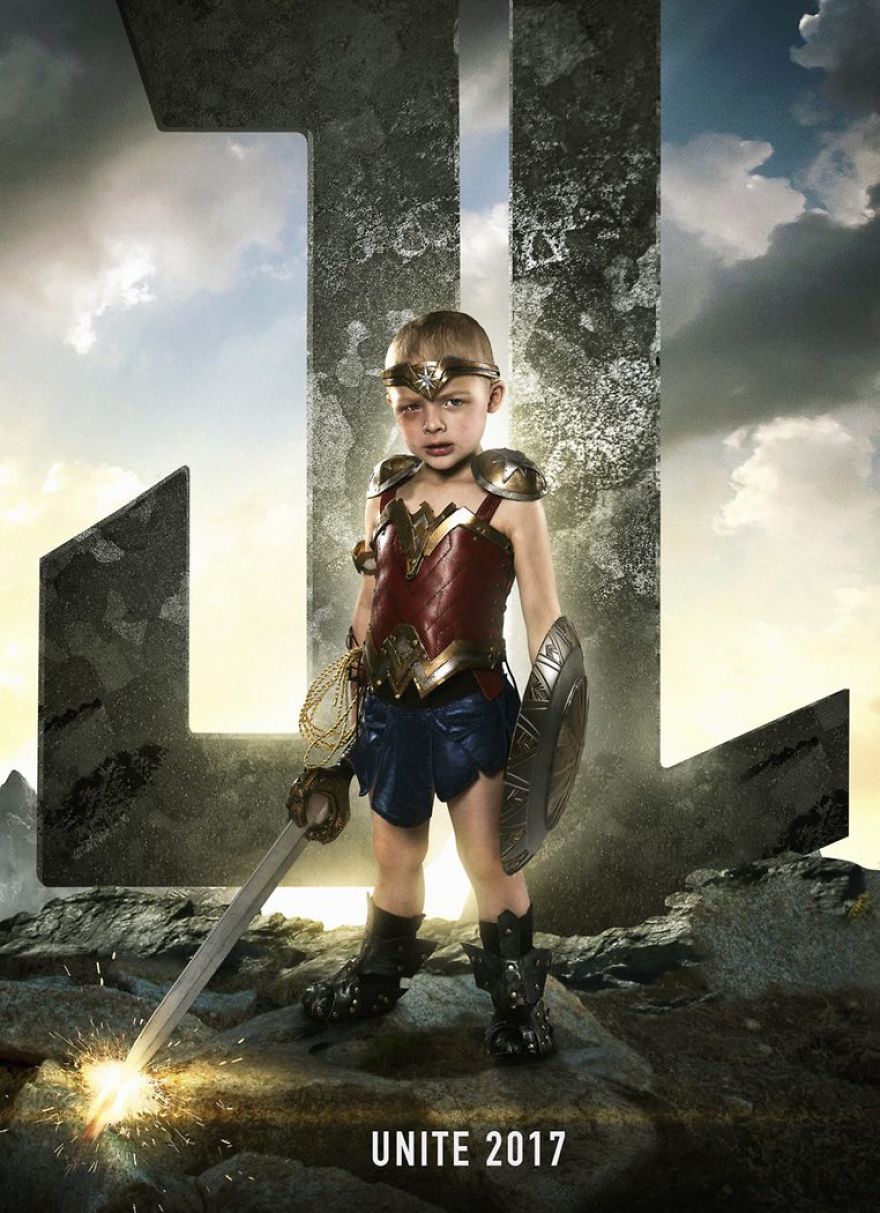 Photographer Transforms Children With Special Needs Into Film Heroes.