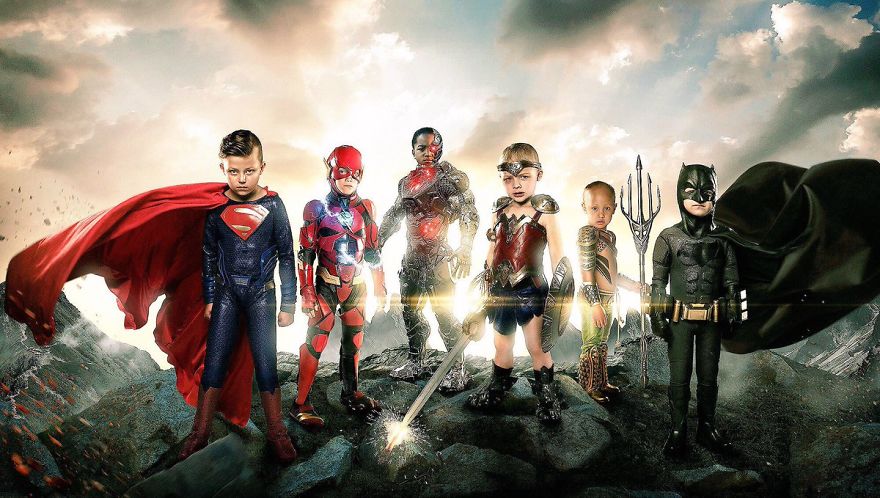 Photographer Transforms Children With Special Needs Into Film Heroes.