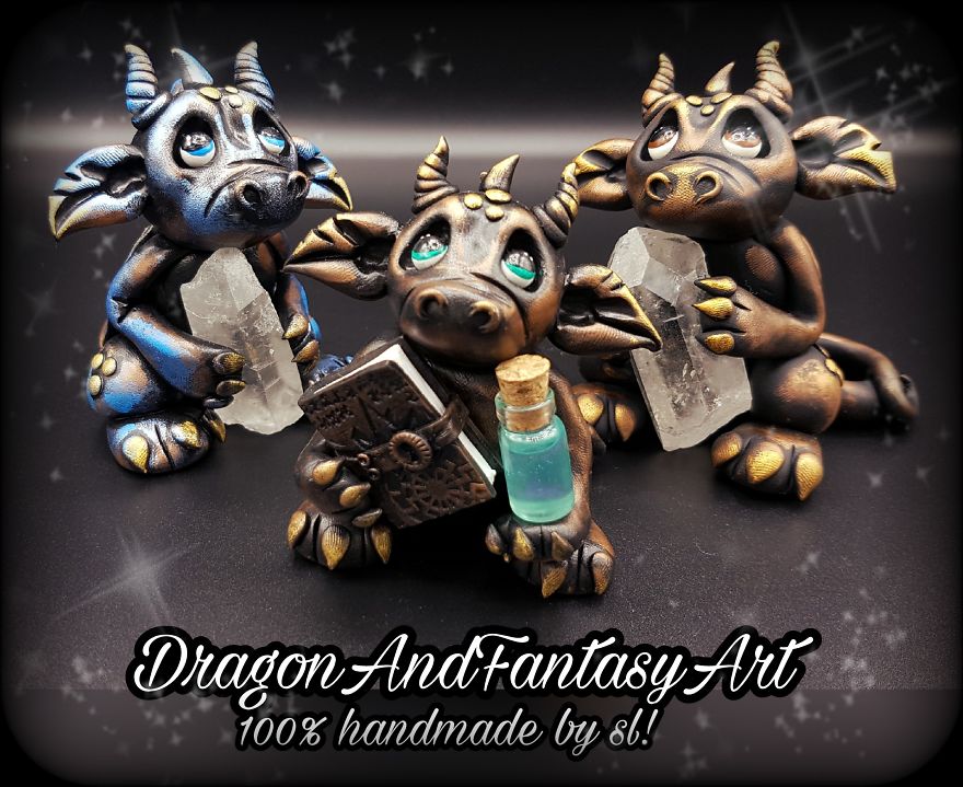 Polymer Clay Dragon & Fantasy Art