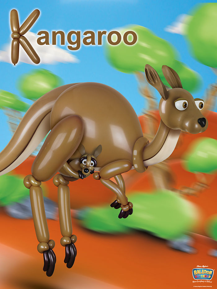 I Created Kid's Abc Book With Balloon Animals Like You've Never Seen (26 Images)