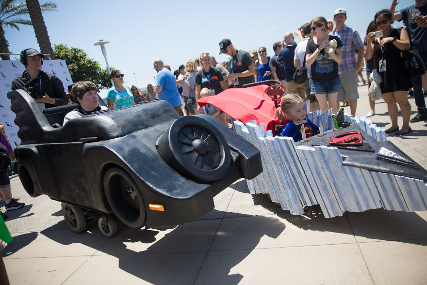These Amazing Wheelchairs Customized For Kids At Comic Con Will Make You Tear Up