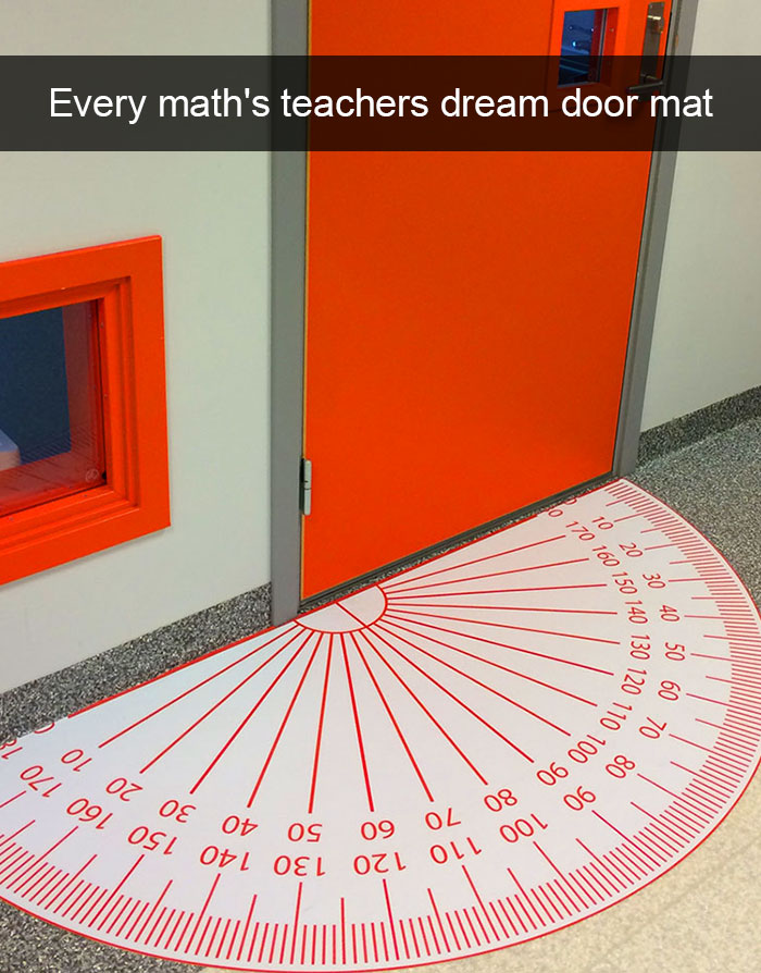 Every Math's Teachers Dream Door Mat 