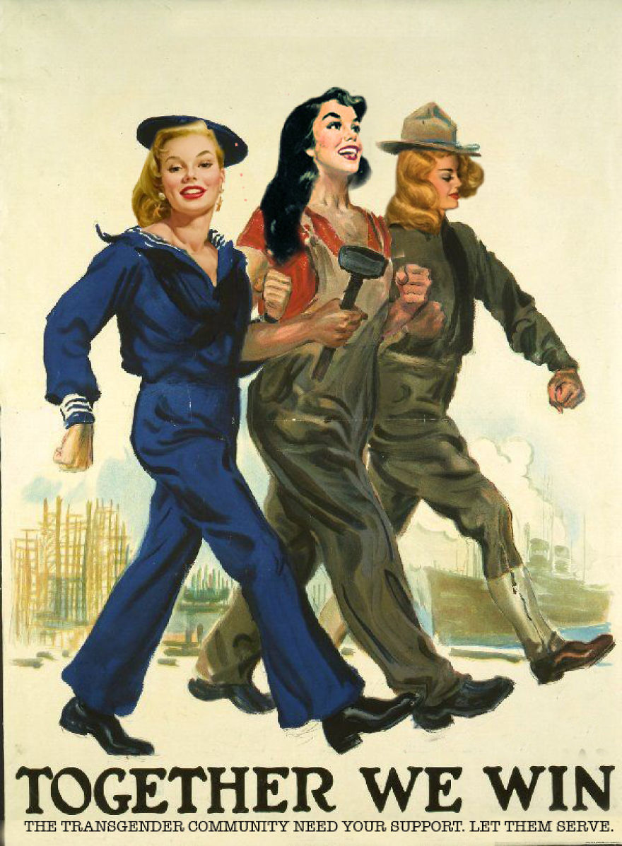 We Changed The Genders Of American War Propaganda Posters To Support The Transgender Community