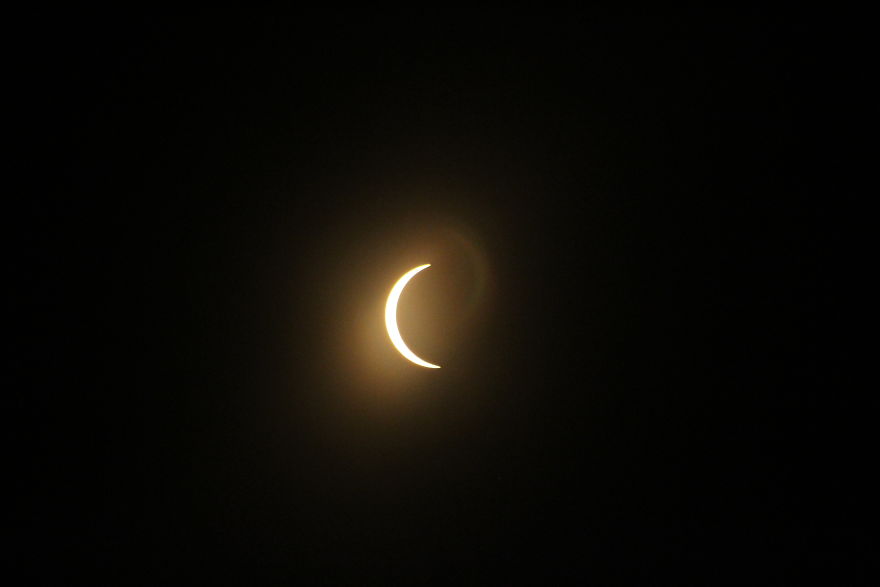 I Photographed The Solar Eclipse