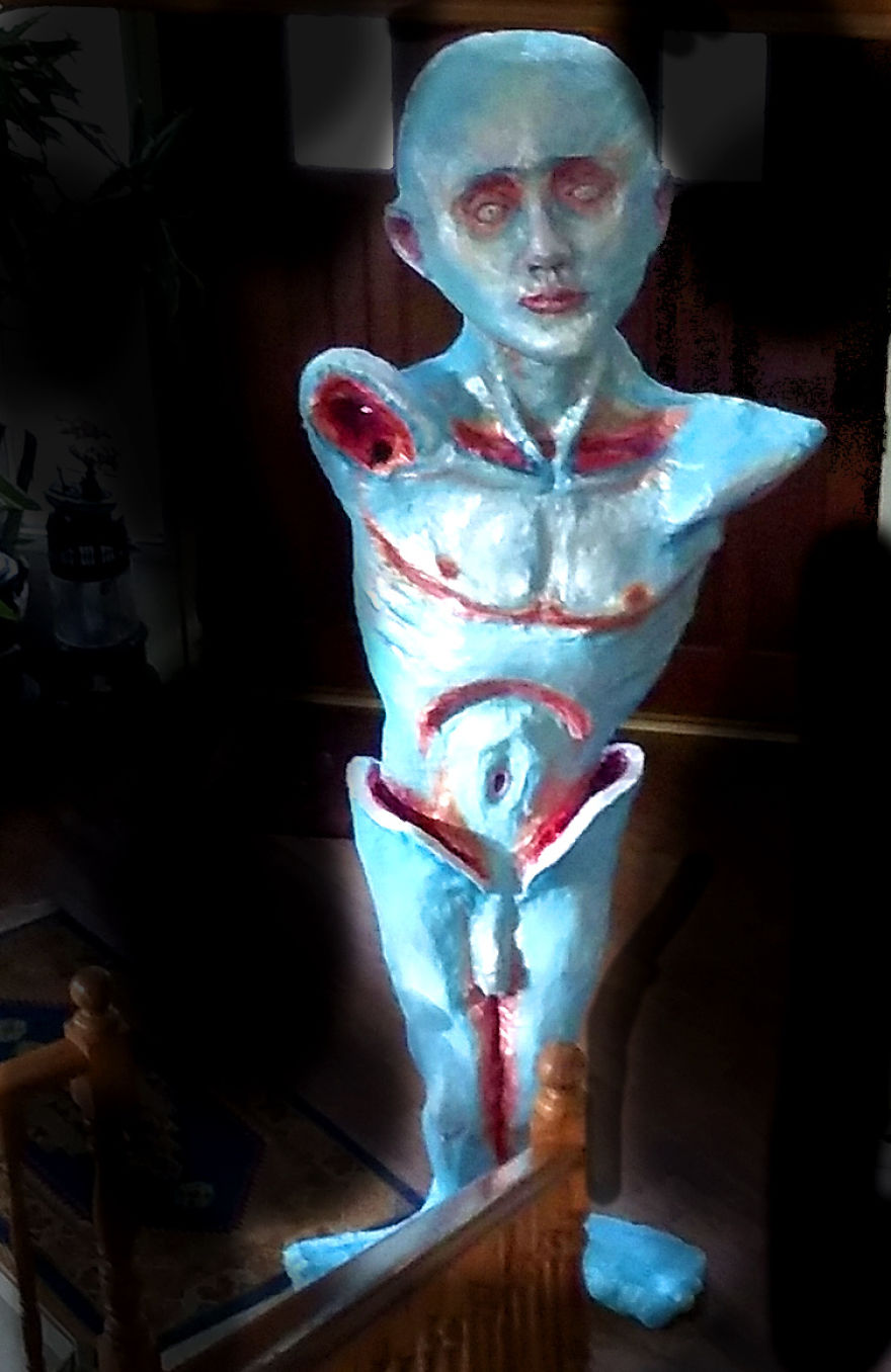 The Installation You Cant Un-See: Huge Sculpture I Made Of Papaer Mache The Installation You Cant Un-See: Huge Sculpture I Made Of Papaer Mache