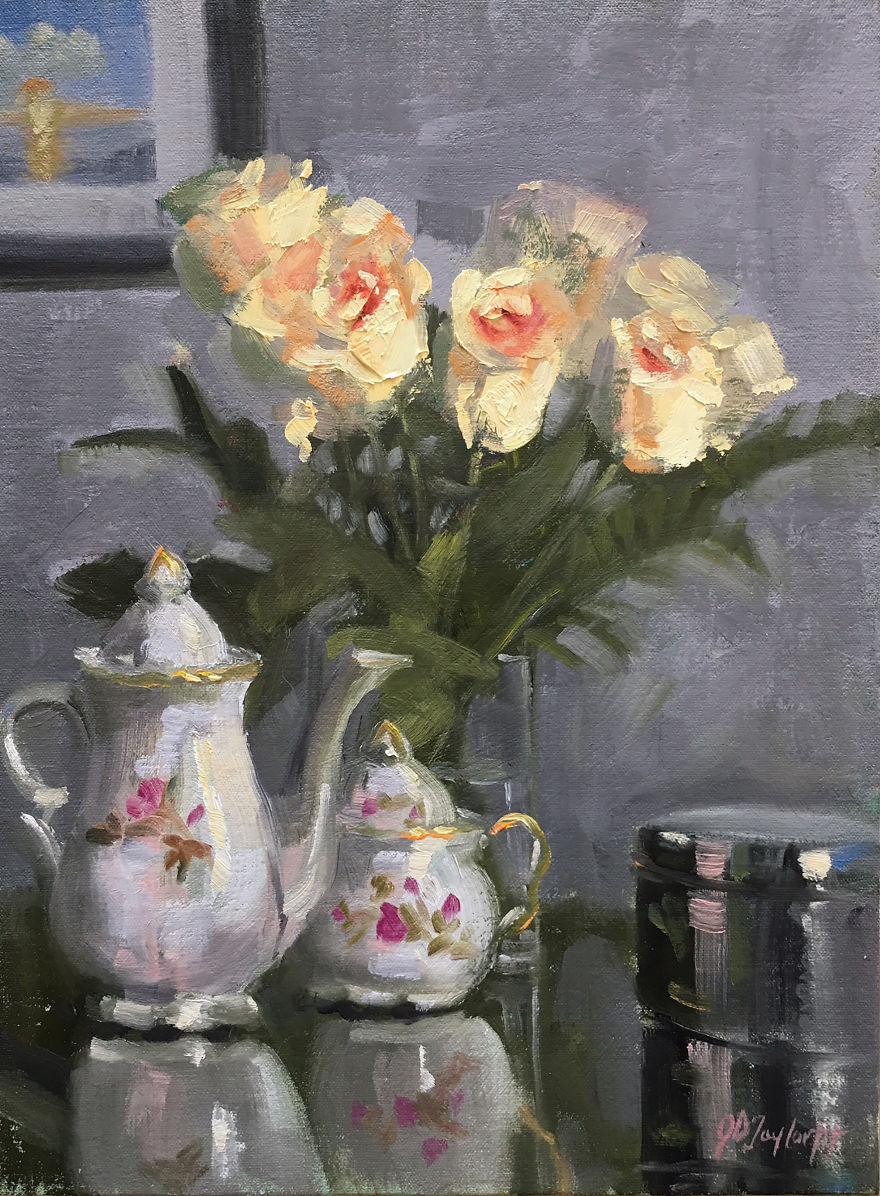 The Eloquence Of Using Thick Paint On My Paintings!