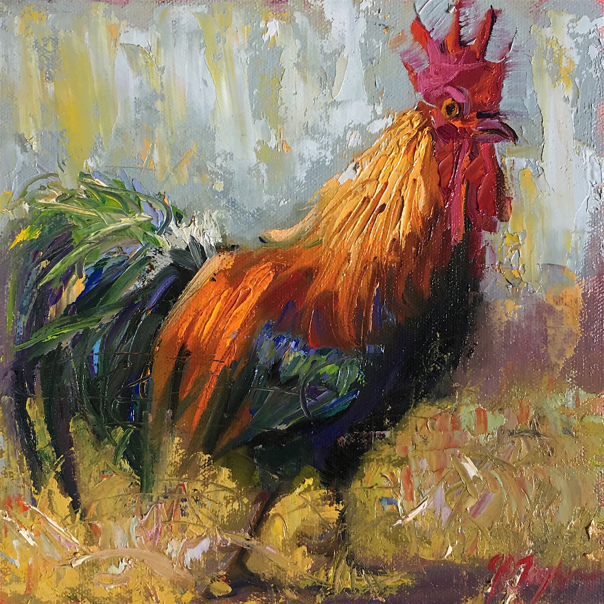 The Eloquence Of Using Thick Paint On My Paintings!