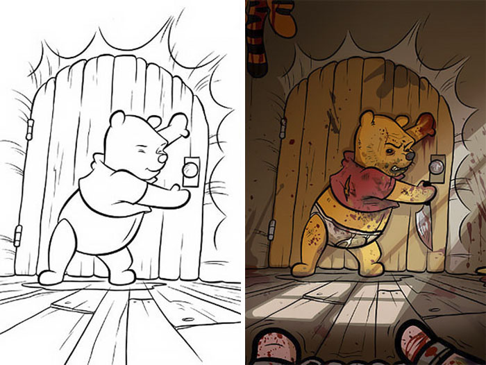 47 Times Adults Did Coloring Books For Kids, And The Result Was 