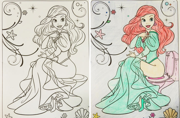 47 Times Adults Did Coloring Books For Kids, And The Result Was