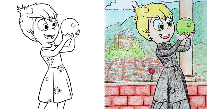 47 Times Adults Did Coloring Books For Kids, And The Result Was Hilariously  NSFW