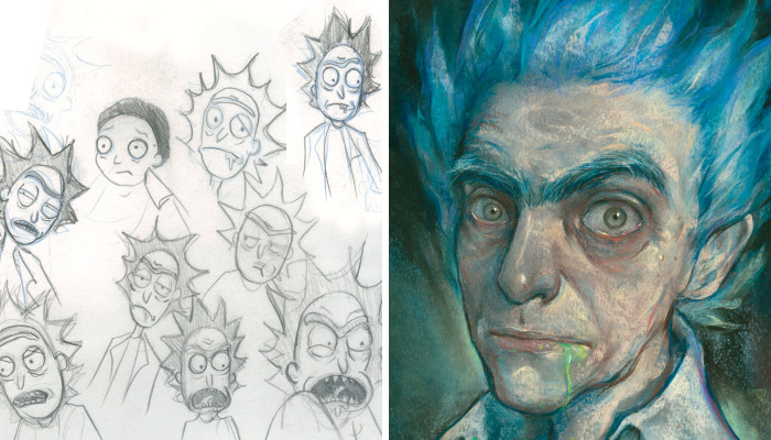 I Created Realistic Portraits Of Rick And Morty