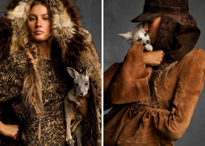 Gisele Bündchen And A Baby Kangaroo Cover ‘Vogue’ Paris’s Faux Fur-Heavy Animals Issue