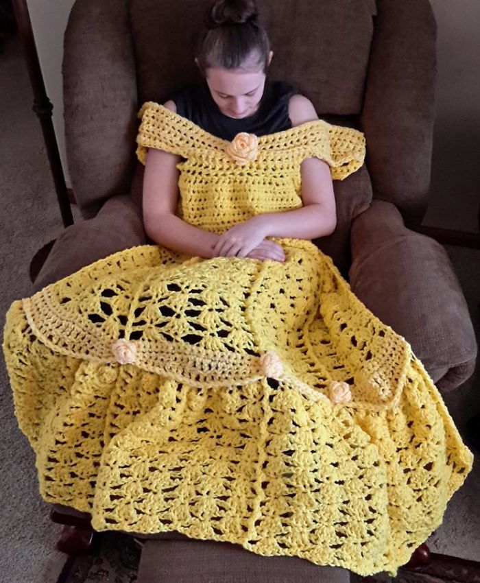 These Princess Dress Blankets Are Here To Make Your Naps Magical