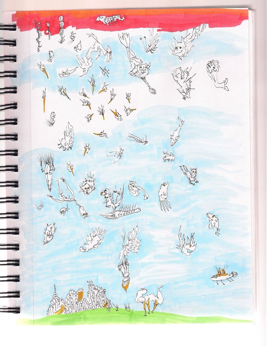 Several Flying Balloons, Angels, Alien Invaders, And Curious Ufo's Commingle In The Air... Several Flying Balloons, Angels, Alien Invaders, And Curious Ufo's Commingle In The Air...