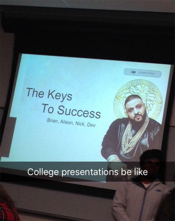 And The Award For Best Presentation Goes To