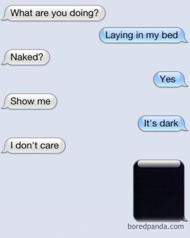 I Told You It's Dark
