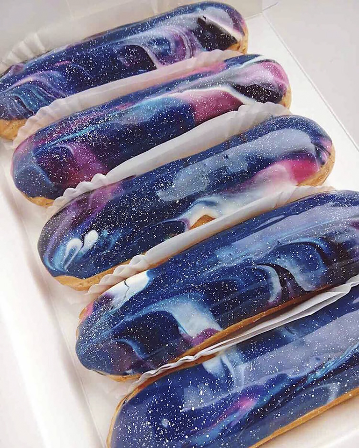 Ukrainian Bakery Creates Galaxy Eclairs That Look Too Good To Eat