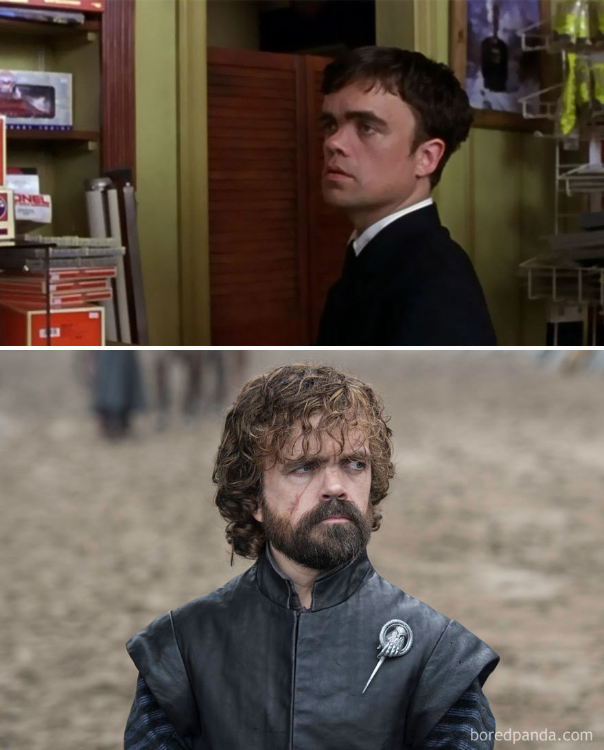 Peter Dinklage As Finbar Mcbride (In 2003's The Station Agent) And As Tyrion Lannister (In GoT)