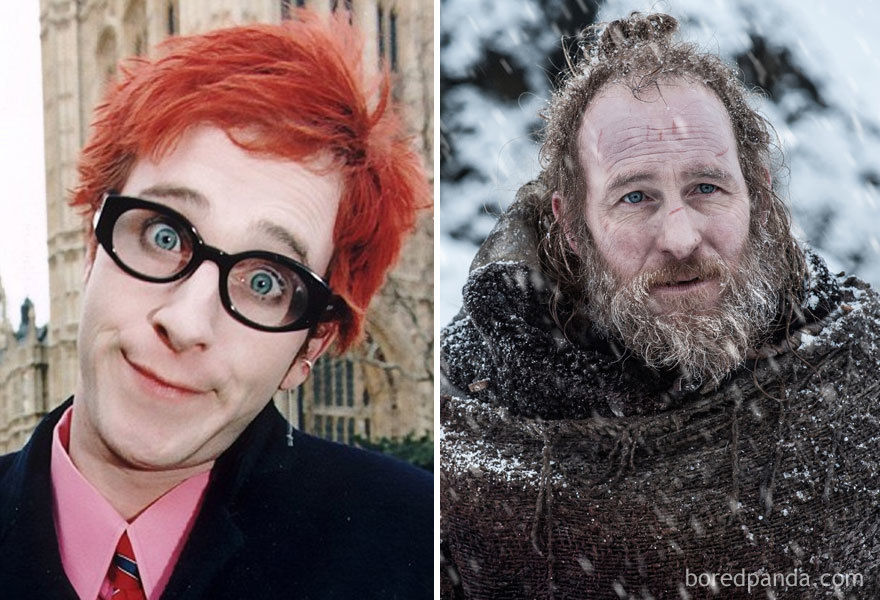 Paul Kaye As Dennis Pennis (in 1995's Anyone For Pennis) And As Thoros Of Myr (in Got)