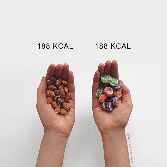 Esta bloguera de fitness compara las calorías para que cambies tu forma de ver la comida