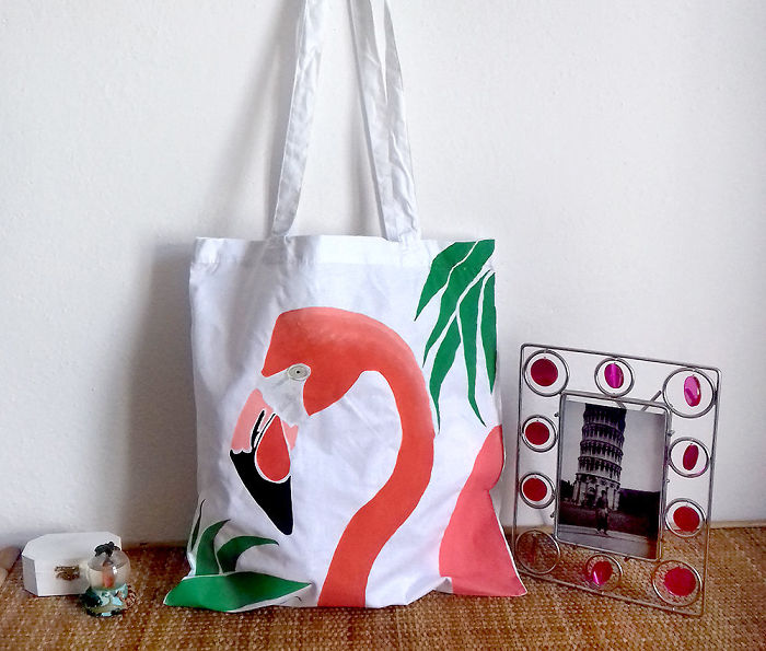 I Paint Animals On Tote Bags Because I Love It!