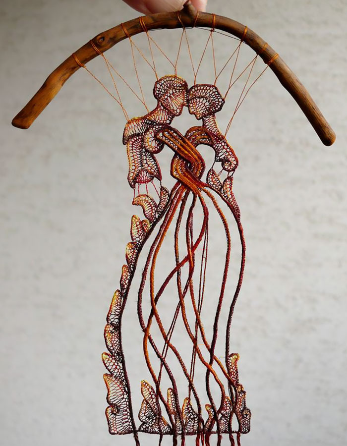 Lace-embroidery-art-sculpture-agnes-herczeg