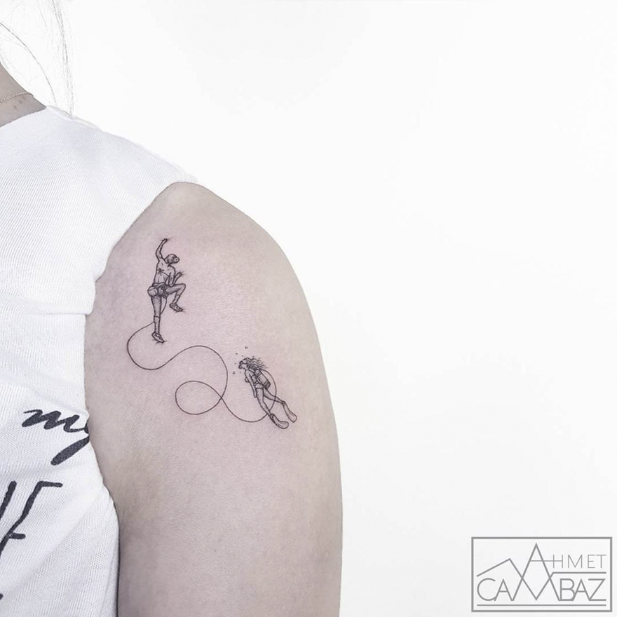 74 Simple Yet Striking Tattoos By Former Turkish Cartoonist That You’ll ...