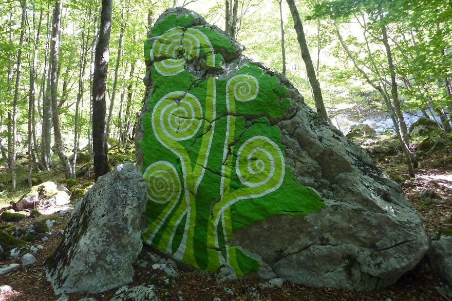 I Spent Three Years On A Croatian Mountain To Make This Contemporary Rock Art
