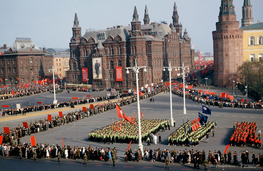 A Parade Under The Walls Of The Kremlin
