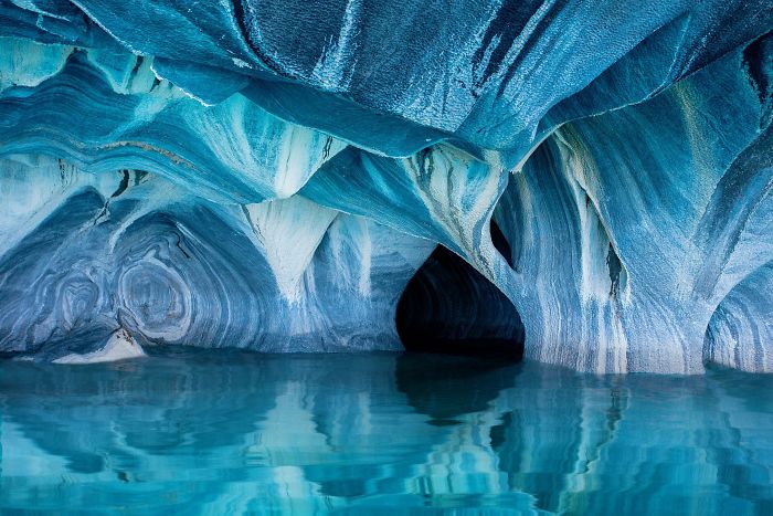 Mención de honor, Naturaleza: Cuevas de mármol, Chile