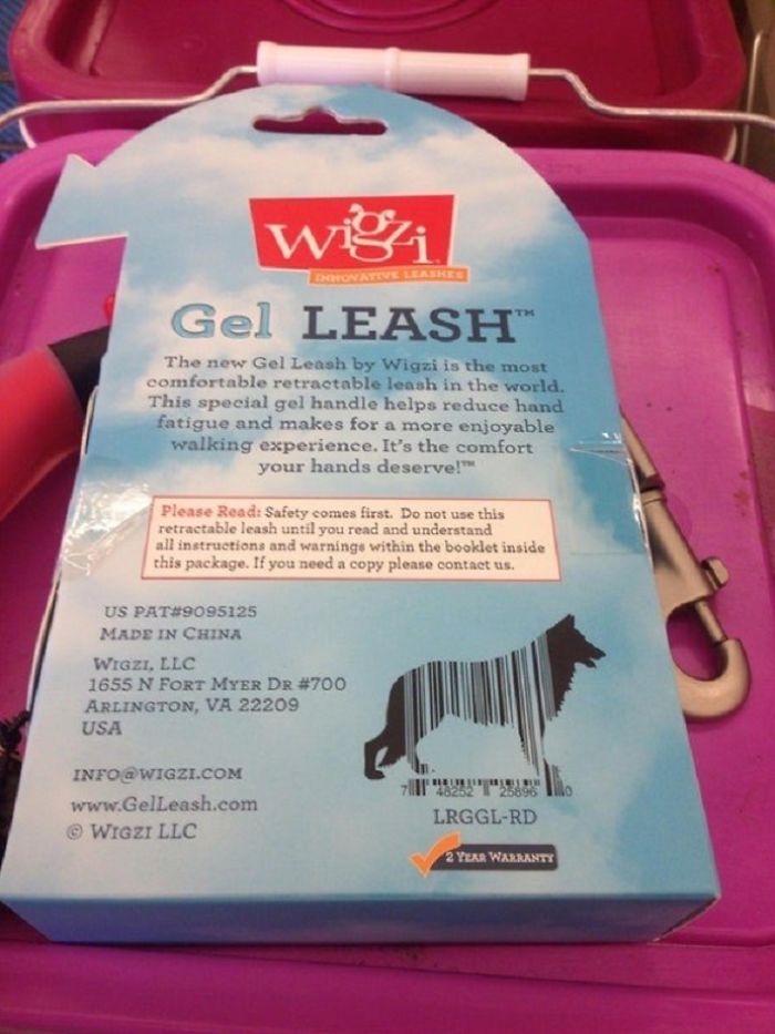 Dog Leash Barcode Is A Dog