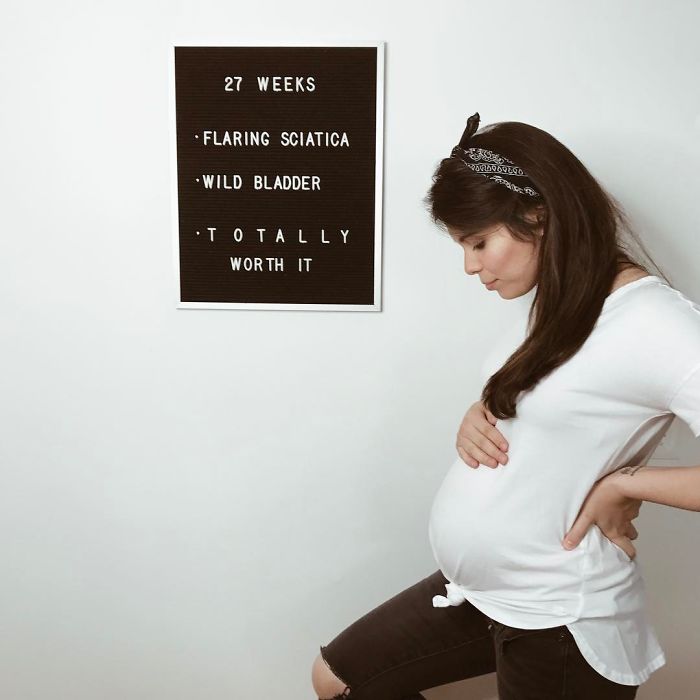 Creative Mom Reveals The Struggles Of Being Pregnant From Week To Week In Hilariously Honest Pics