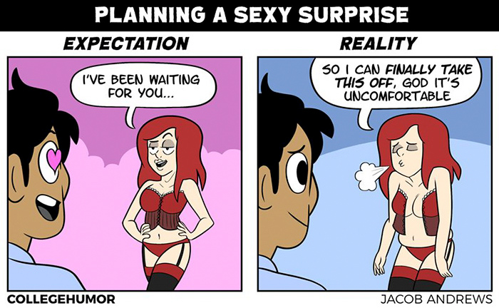 5 Funny Relationship Moments When Expectations Face