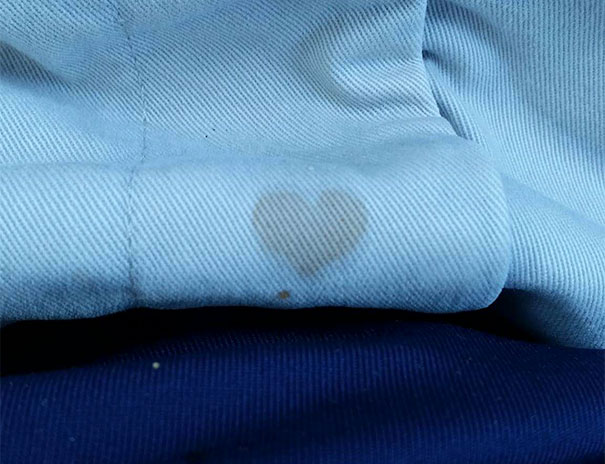 Spilled Coffee In The Shape Of A Perfect Heart