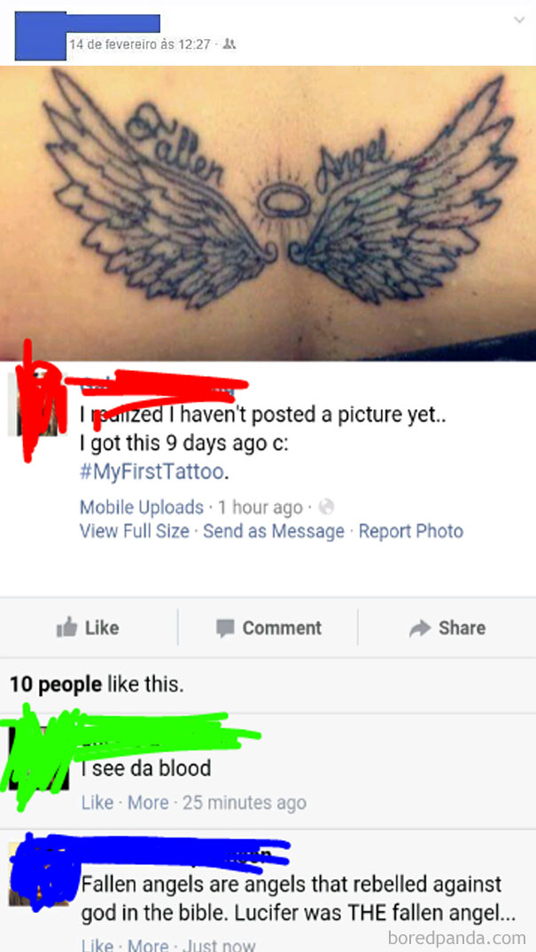 Girl Who Posts A Lot Of Religiously Passionate Statuses Ended Up Showing Off Her Tattoo