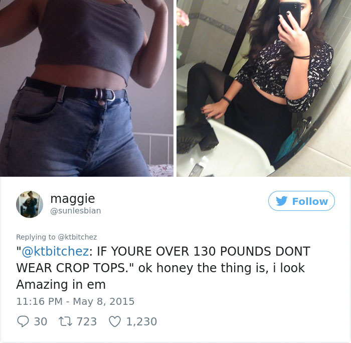 What Women Over 130 Lbs Shouldn’t Wear? This Girl Has The Perfect Answer