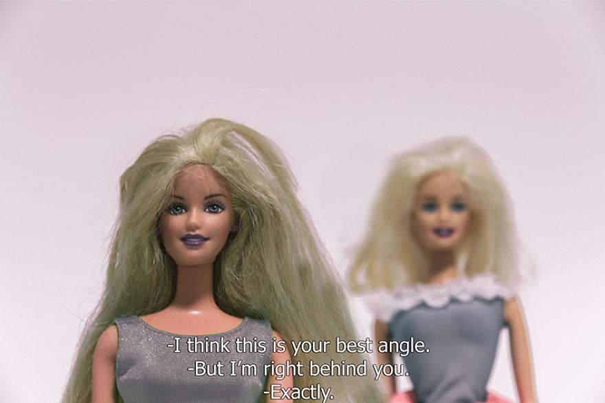 I Take Pictures Of Barbies To Highlight Issues On Mental Health And Societal Pressures