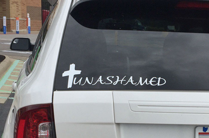Design Fail On This Religious Bumper Sticker Is Going Viral, And Internet’s Reactions Are Hilarious
