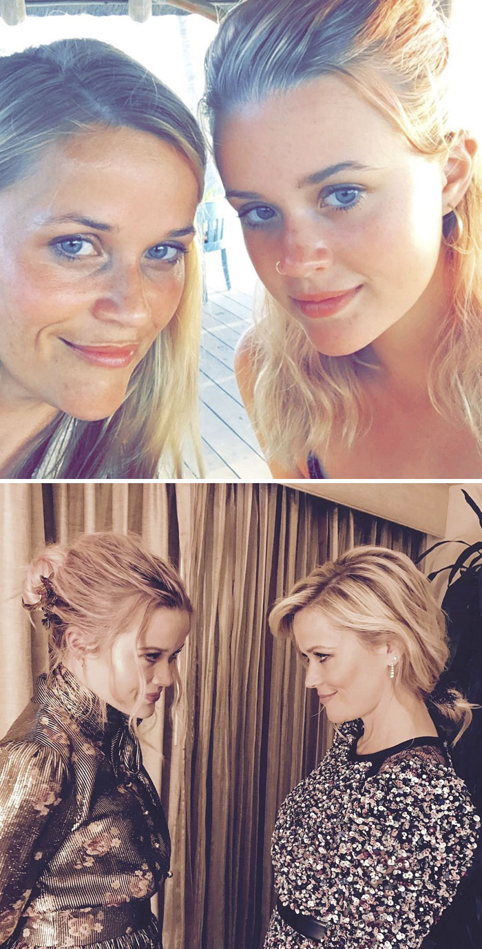Actress Reese Witherspoon (41) And Her Daughter Ava Phillippe (17)