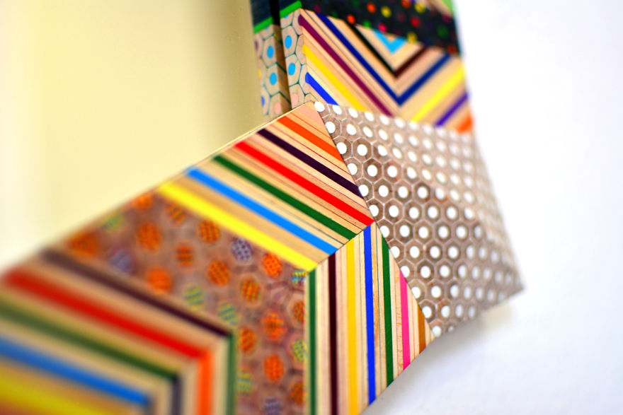 Mirror Made Of Colored Pencils By Carbickova