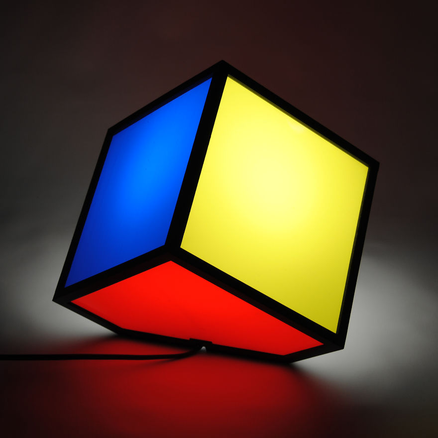 My New Work, The 7faces Cube Lamp