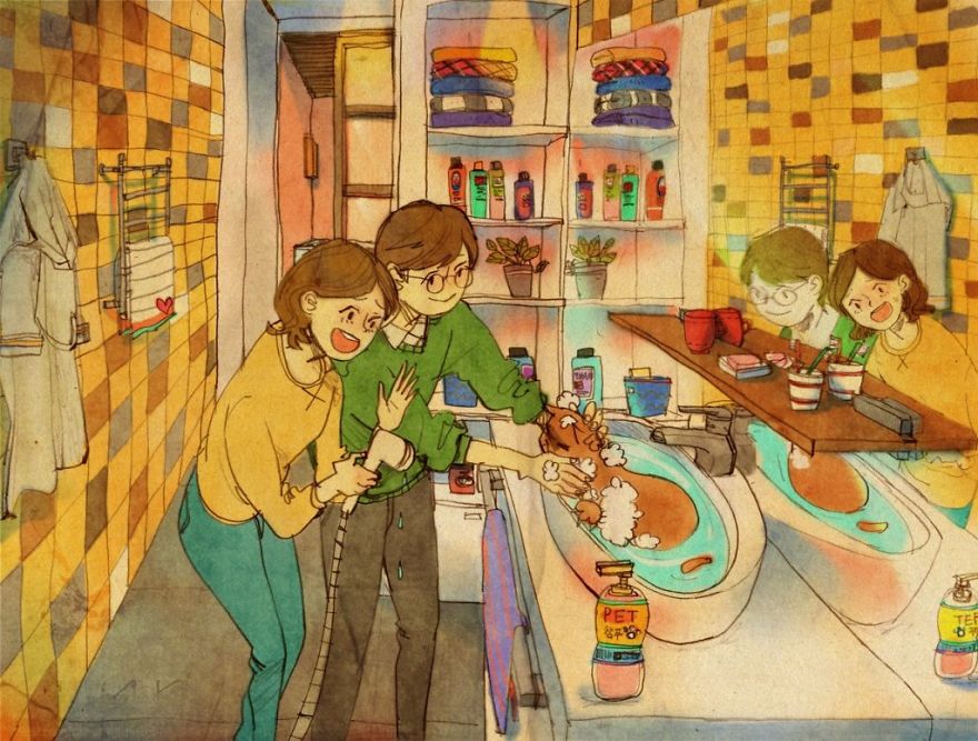 Illustration How Love Is In Everyday Life