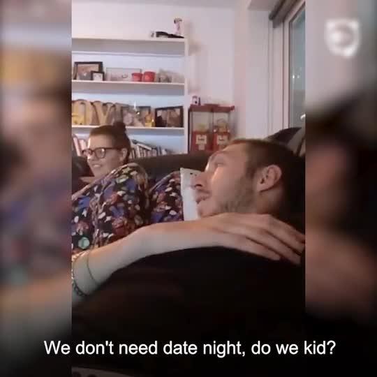 This Couple Couldn't Have A Date Night Because They Didn't Have A Babysitter, So This Guy Did This