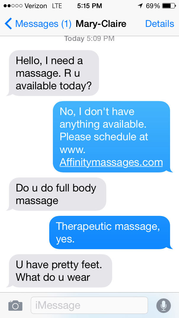 Dear Massage Creeper