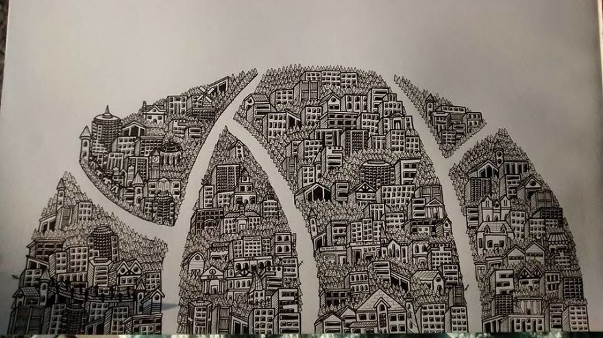 I Draw Highly Detailed Doodles